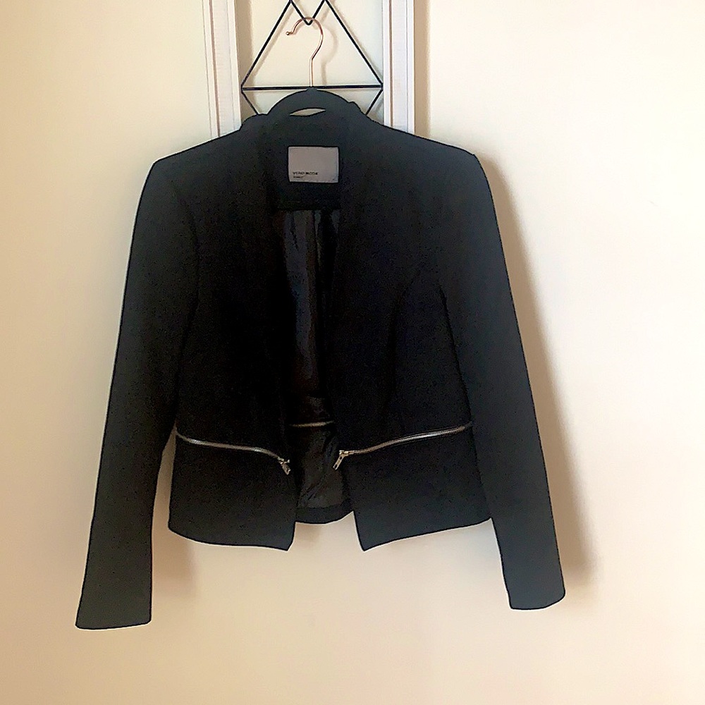 Suede Vero Modo Black Jacket, Size M, Worn 1x!